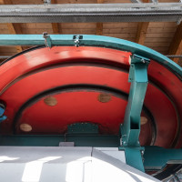 Talstation der Gruppenumlaufbahn Fieberbrunn-Streuböden, September 2023