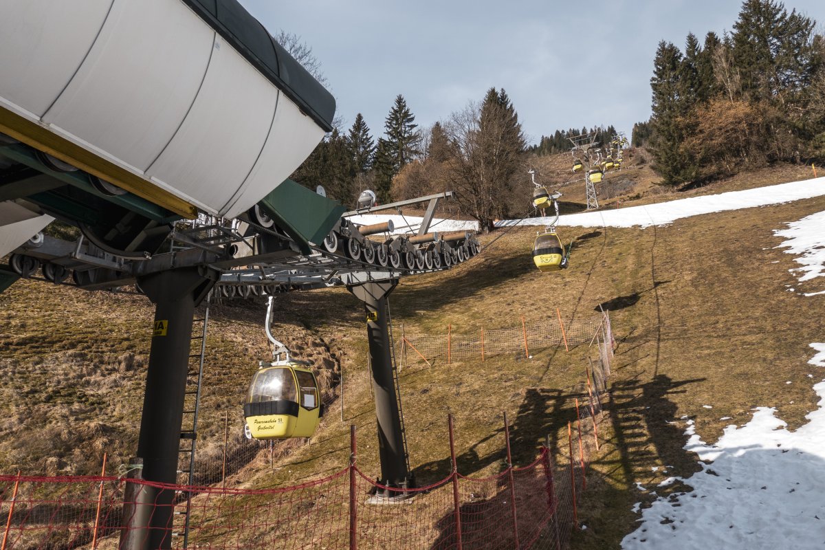 Seilbahn-Talstation in Großarl