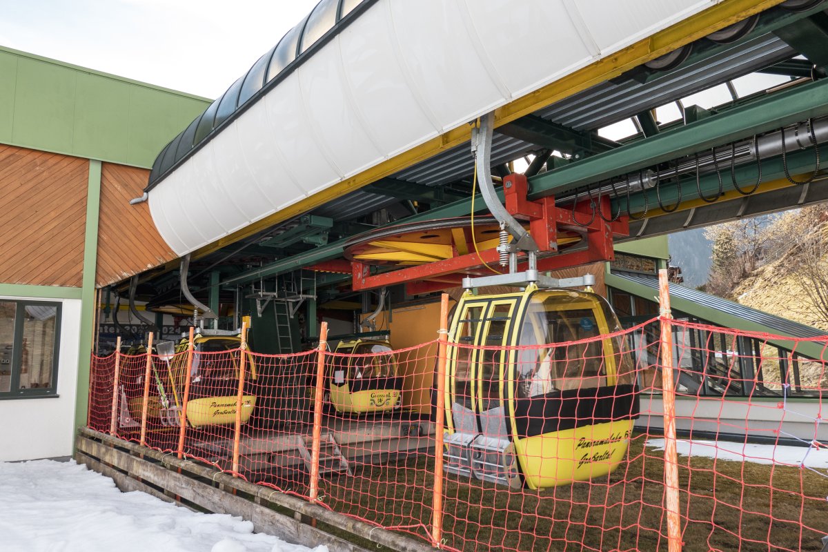 Seilbahn-Talstation in Großarl