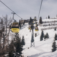 Kabinenbahn Unterberg-Laireiter Alm, März 2023