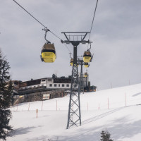 Kabinenbahn Unterberg-Laireiter Alm, März 2023