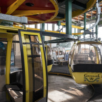 Bergstation der Kabinenbahn Unterberg-Laireiter Alm, März 2023