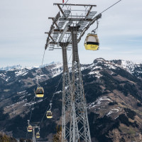 Kabinenbahn Unterberg-Laireiter Alm, März 2023