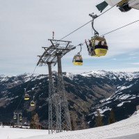 Kabinenbahn Unterberg-Laireiter Alm, März 2023