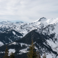 Panorama von der Laireiter Alm, März 2023