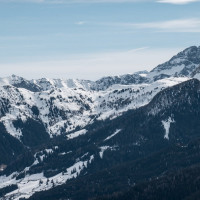 Panorama von der Laireiter Alm, März 2023