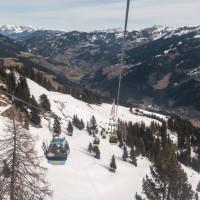 Kabinenbahn Unterberg-Laireiter Alm, März 2023