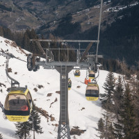 Kabinenbahn Unterberg-Laireiter Alm, März 2023