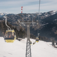 Kabinenbahn Unterberg-Laireiter Alm, März 2023