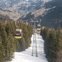 Kabinenbahn Unterberg-Laireiter Alm, März 2023