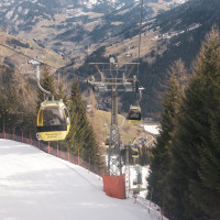 Kabinenbahn Unterberg-Laireiter Alm, März 2023