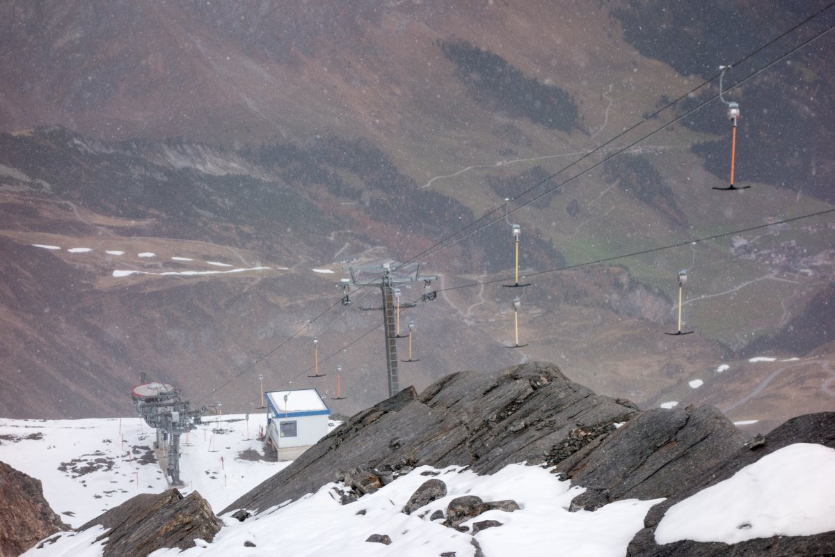 Schlepplift Kaserer 1, Oktober 2016