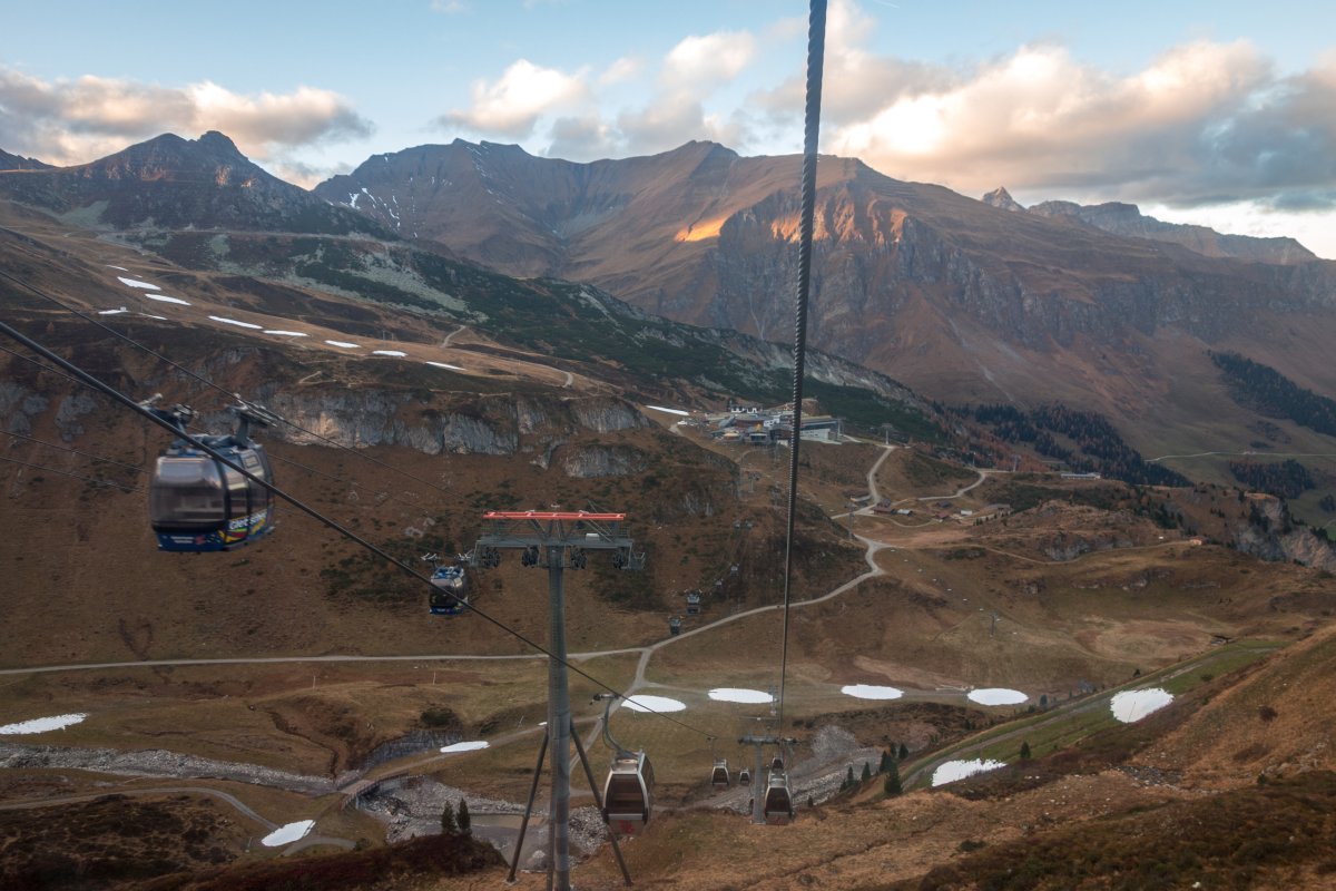Kabinenbahn Sommerbergalm-Tuxerfernerhaus 2, Oktober 2016