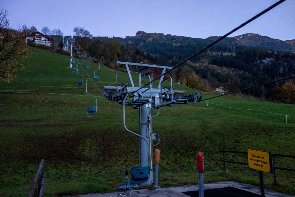Sesselbahn Ramsau-Ramsberg, Oktober 2016