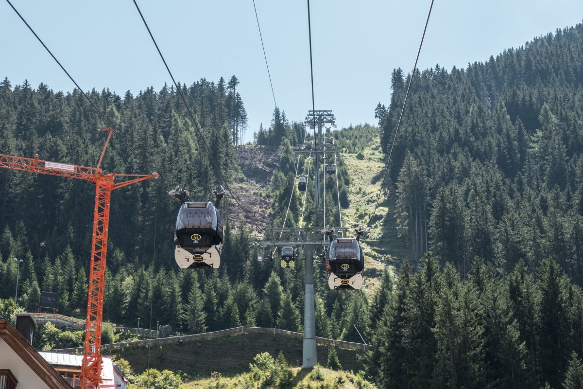 Funitel Silvrettabahn in Ischgl, August 2021