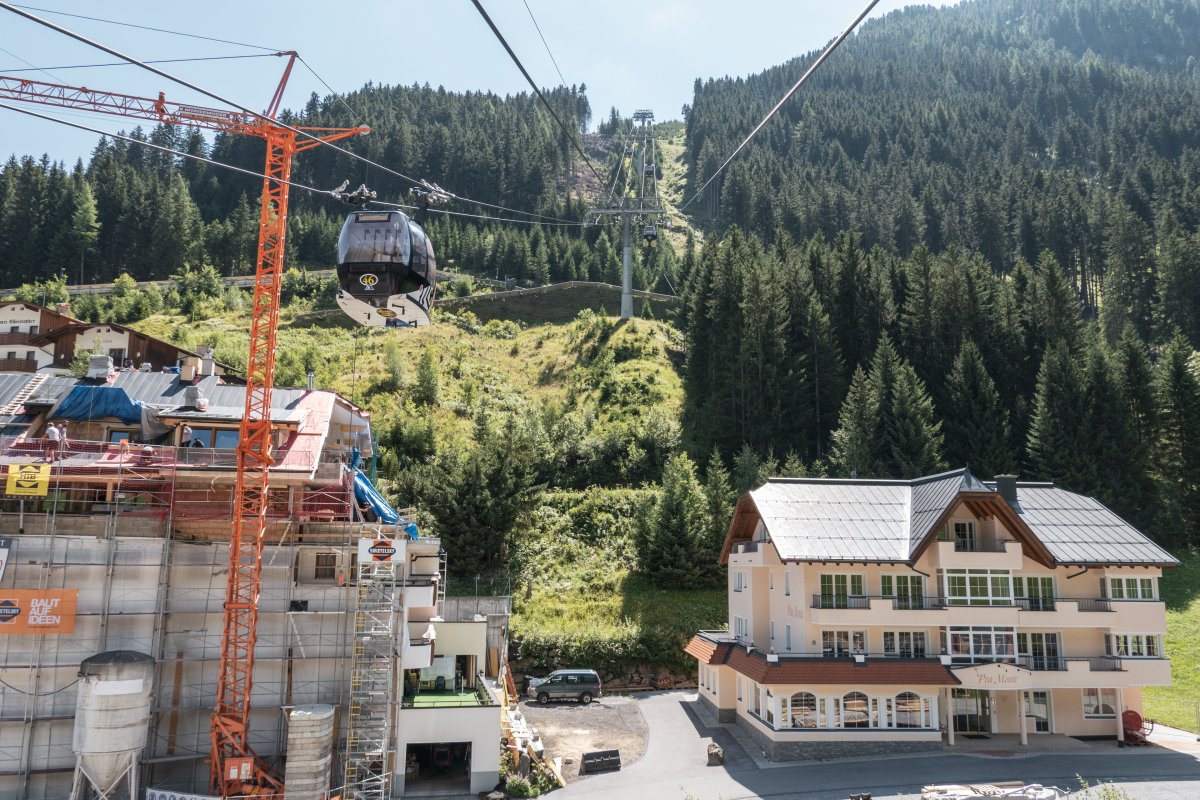 Funitel Silvrettabahn in Ischgl, August 2021
