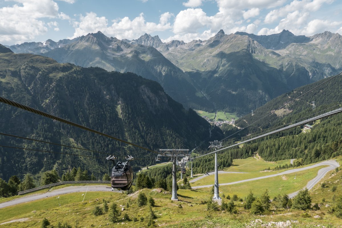 Funitel Silvrettabahn in Ischgl, August 2021