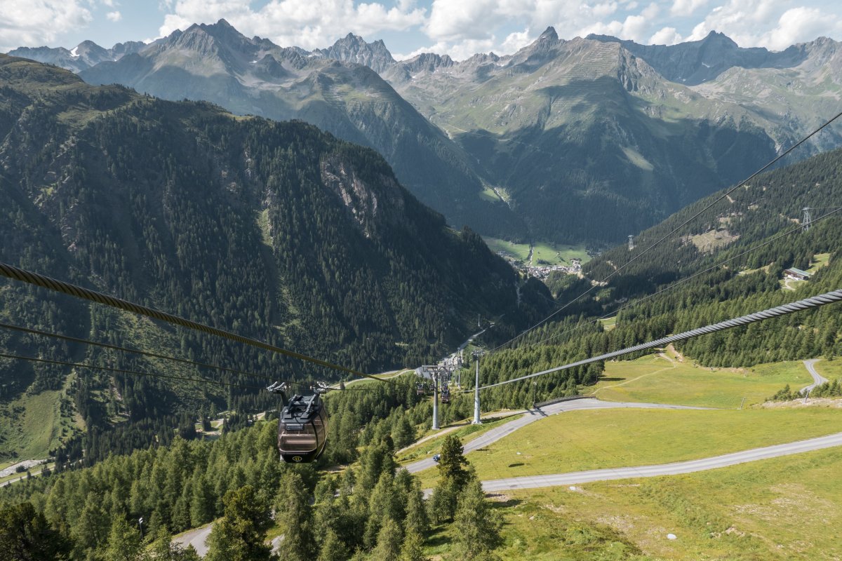 Funitel Silvrettabahn in Ischgl, August 2021