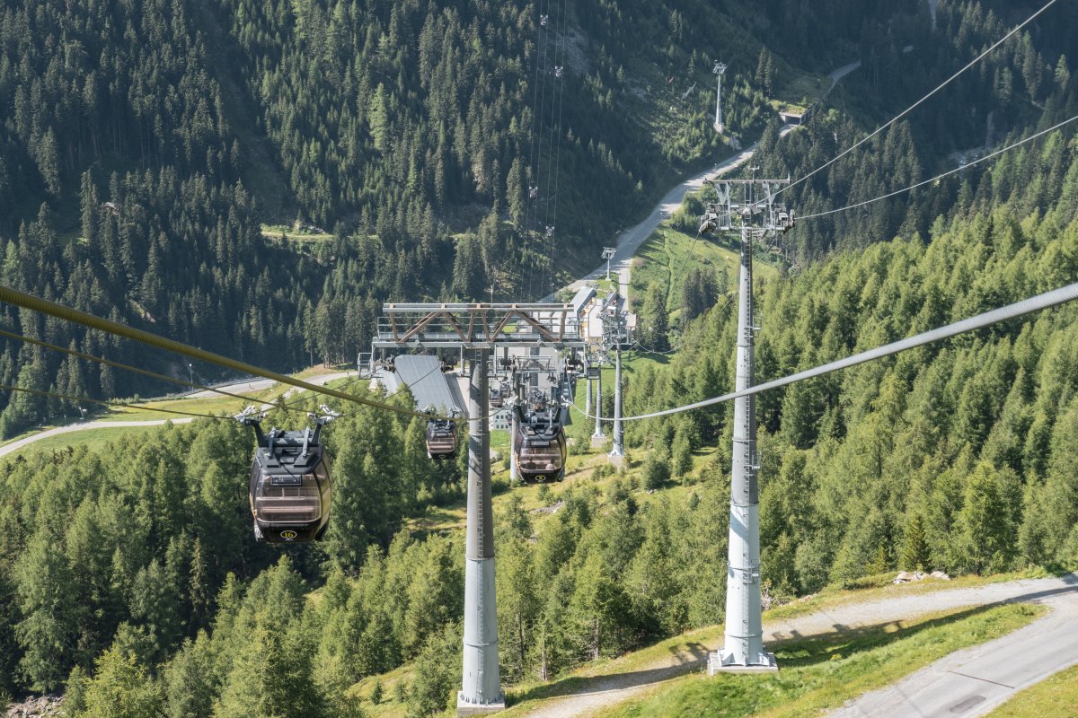 Funitel Silvrettabahn in Ischgl, August 2021
