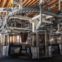 Talstation der Kabinenbahn Kappl-Diasalpe, März 2025