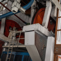 Talstation der Kabinenbahn Kappl-Diasalpe, März 2025