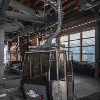 Bergstation der Kabinenbahn Kappl-Diasalpe, März 2025