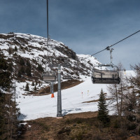 Sesselbahn Alblitt, März 2025