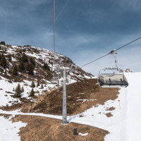 Sesselbahn Alblitt, März 2025