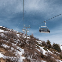 Sesselbahn Alblitt, März 2025