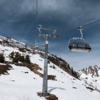 Sesselbahn Alblitt, März 2025