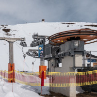 Talstation des Schlepplifts Alblitt, März 2025