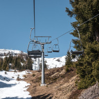 Sesselbahn Gongall, März 2025