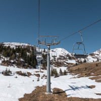 Sesselbahn Gongall, März 2025