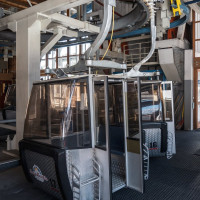 Talstation der Kabinenbahn Kappl-Diasalpe, März 2025