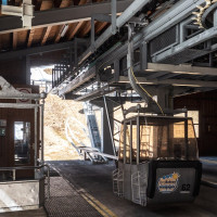 Talstation der Kabinenbahn Kappl-Diasalpe, März 2025