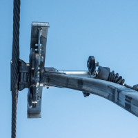 Klemme der Sesselbahn Katschberg-Aineck, März 2023