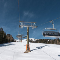Sesselbahn Tschaneck, März 2023