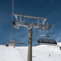 Sesselbahn Tschaneck, März 2023