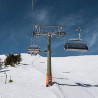 Sesselbahn Tschaneck, März 2023