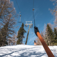 Schlepplift Freiberg, März 2023