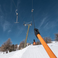 Schlepplift Freiberg, März 2023