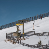Bergstation des Schlepplifts Freiberg, März 2023