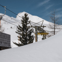 Bergstation des Schlepplifts Sonnleiten, März 2023