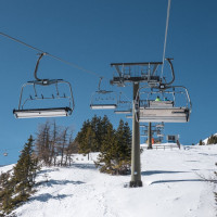 Sesselbahn Sonnalm, März 2023