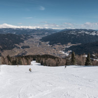 Abfahrt vom Aineck nach St. Margarethen, März 2023