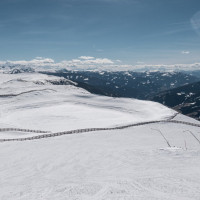 Abfahrt an der Sesselbahn Katschberg-Aineck, März 2023