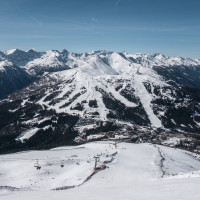 Panorama vom Aineck auf die Katschberghöhe, März 2023