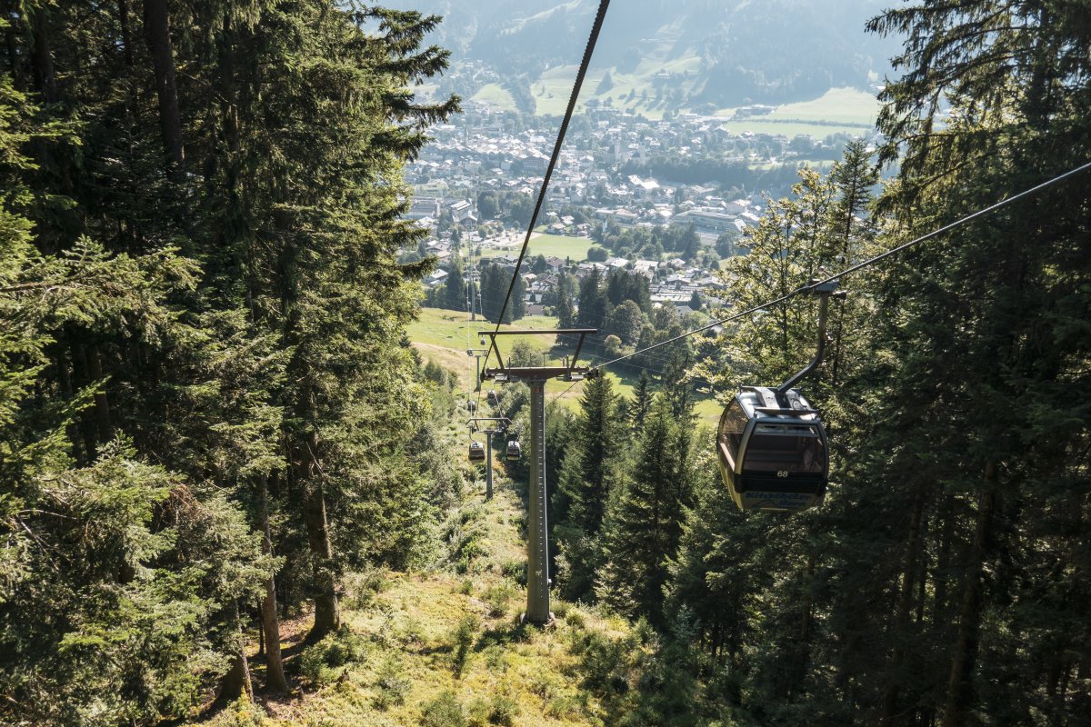Kabinenbahn Kitzbühel-Pletzeralm, September 2023