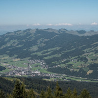 Panorama vom Hahnenkamm, September 2023