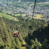Kabinenbahn Kitzbühel-Hahnenkamm, September 2023